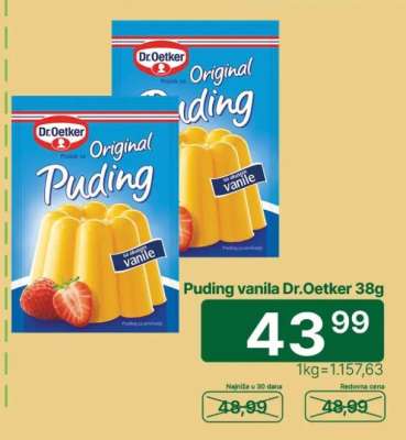 Puding vanila Dr.Oetker 38g