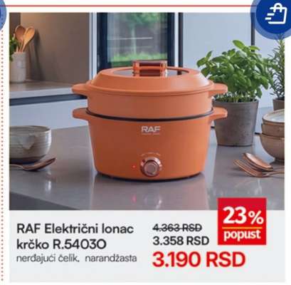 RAF Električni lonac krčko R.54030