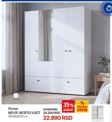 Ormar NEVIS 4K2F1O h207