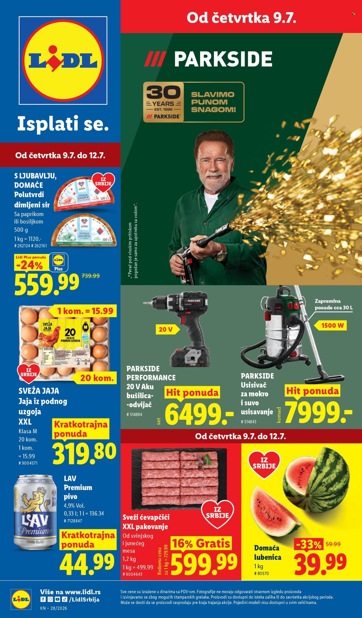 Lidl katalog  - 09.07.2026 - 15.07.2026. Stranica 1