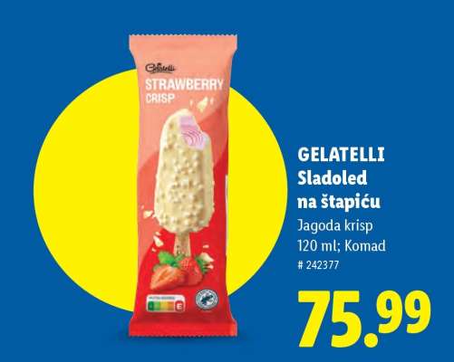 Gelatelli Sladoled na štapiću
