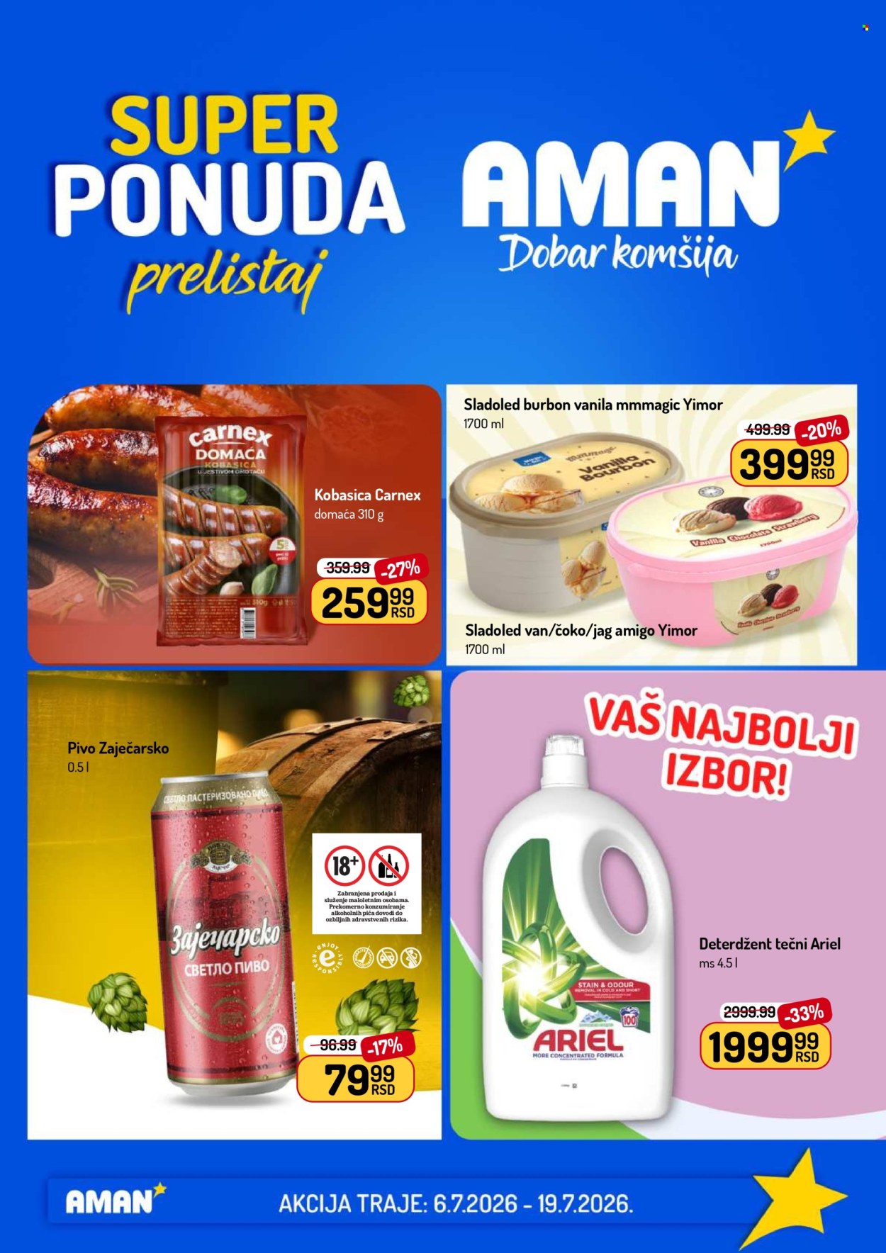 Aman katalog  - 06.07.2026 - 19.07.2026. Stranica 1