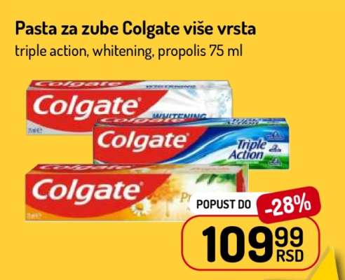 Pasta za zube Colgate više vrsta