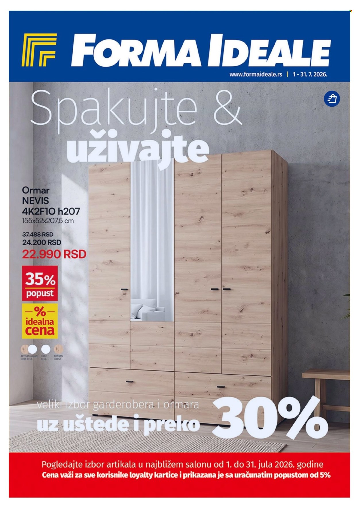 Forma Ideale katalog  - 01.07.2026 - 31.07.2026. Stranica 1