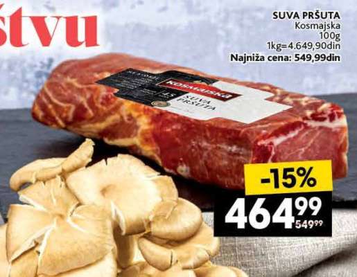 Suva pršuta Kosmajska