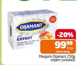 Margarin Dijamant 250g