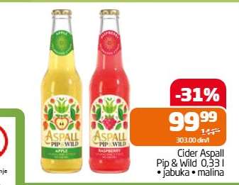 Cider Aspall Pip & Wild 0.33 l