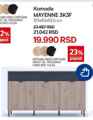 Komoda MAYENNE 3K3F