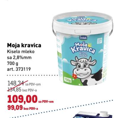 MOJA KRAVICA KISELO MLEKO