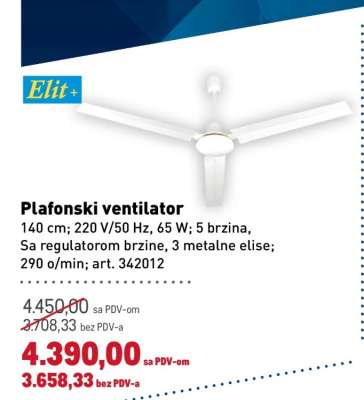 Plafonski ventilator