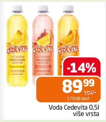 Voda Cedevita 0.5l više vrsta