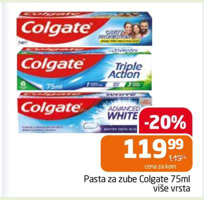 Pasta za zube colgate 75ml