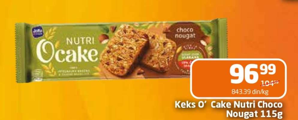 Keks O’ Cake Nutri Choco Nougat 115g