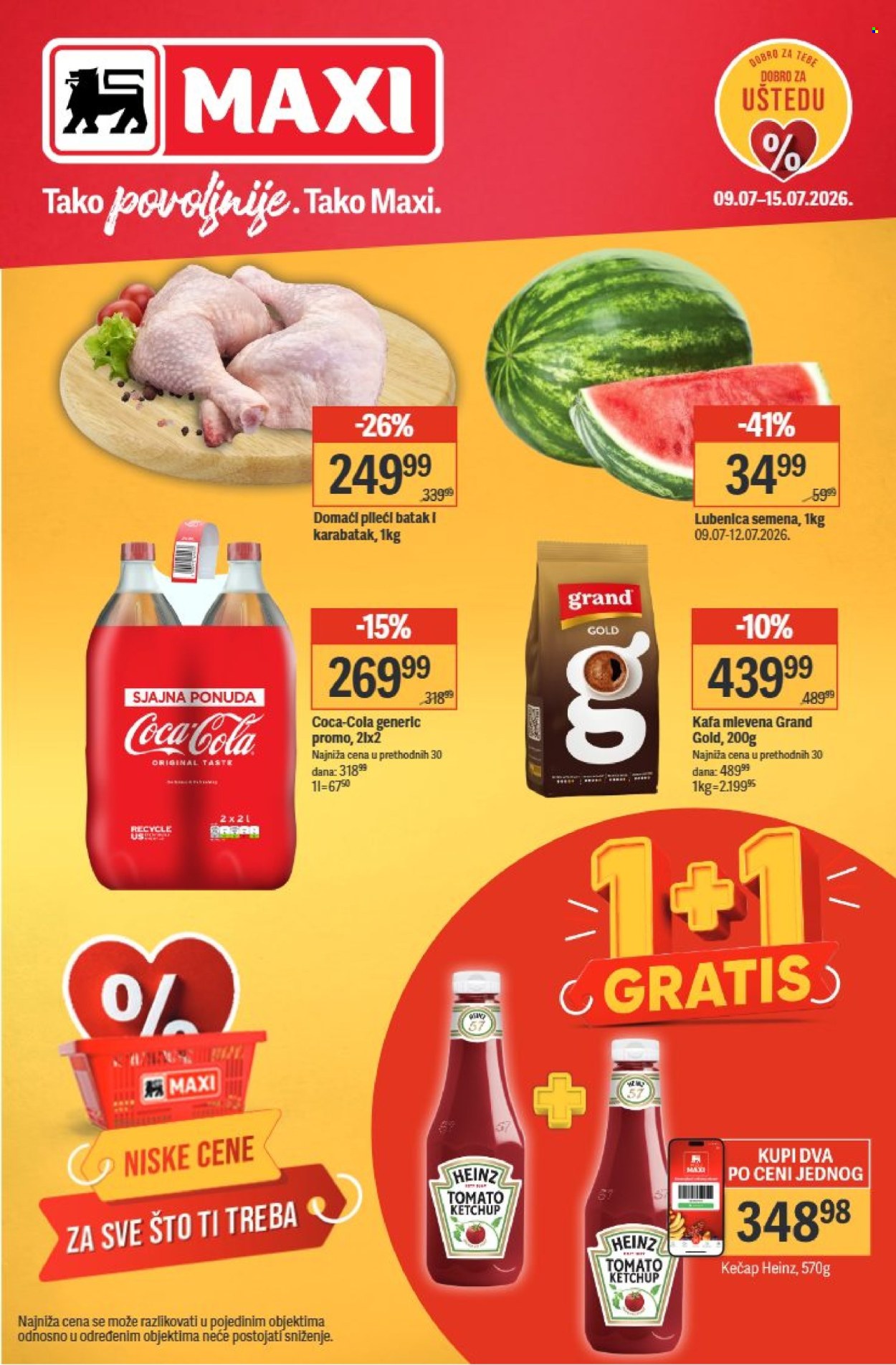 Maxi katalog  - 09.07.2026 - 15.07.2026. Stranica 1
