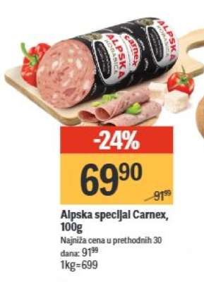 Alpska specijal Carnex 100g