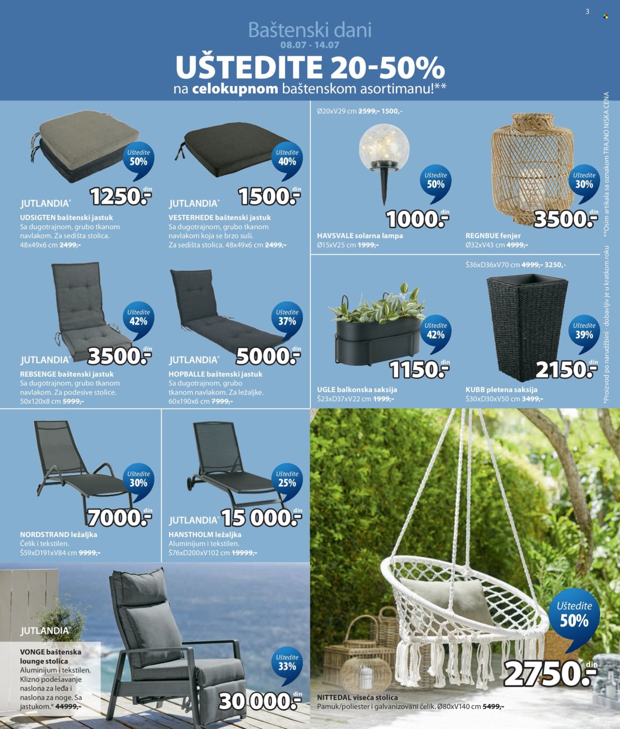 JYSK katalog  - 08.07.2026 - 21.07.2026. Stranica 3