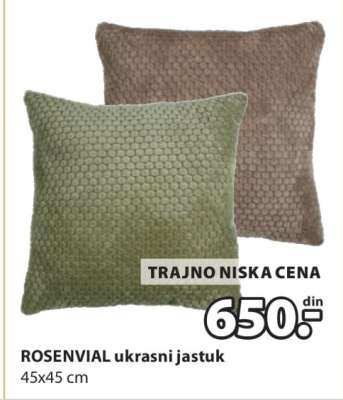 ROSENVIAL ukrasni jastuk