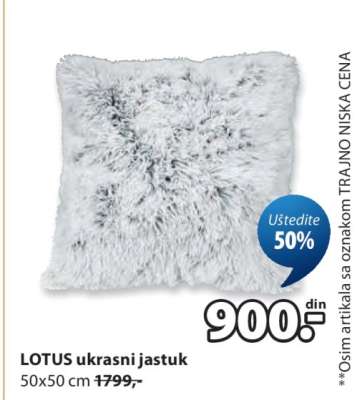LOTUS UKRASNI JASTUK