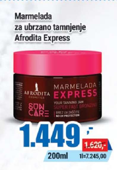 Marmelada za ubrzano tamnjenje Afrodita Express