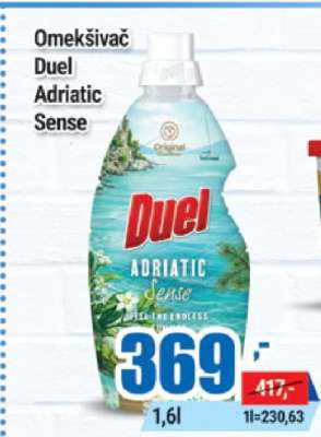 Omekšivač Duel Adriatic Sense