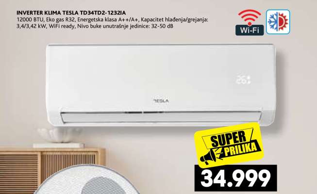 INVERTER KLIMA TESLA TD34TD2-1232IA