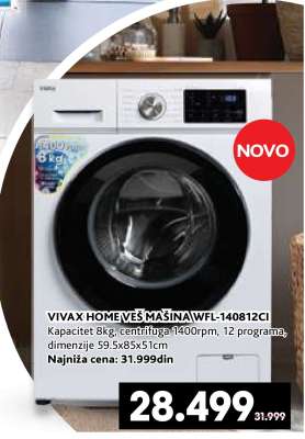 VIVAX HOME VEŠ MAŠINA WFL-140812CI