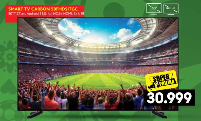 SMART TV CARBON 50FHDSITGC