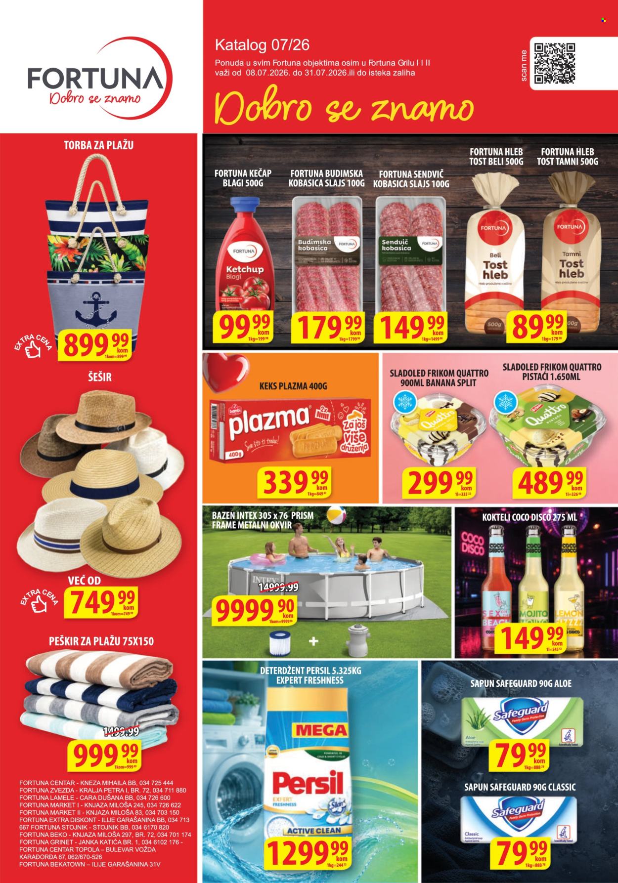 Fortuna Market katalog  - 08.07.2026 - 31.07.2026. Stranica 1