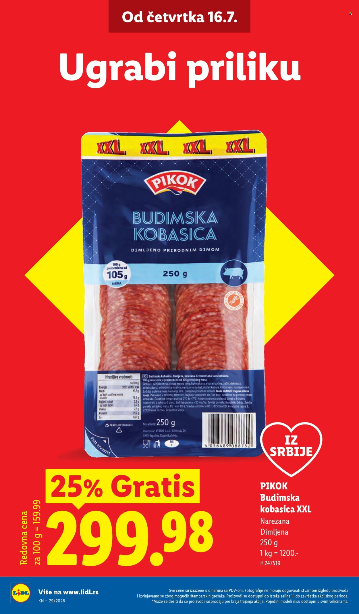 Lidl katalog  - 16.07.2026 - 22.07.2026. Stranica 4