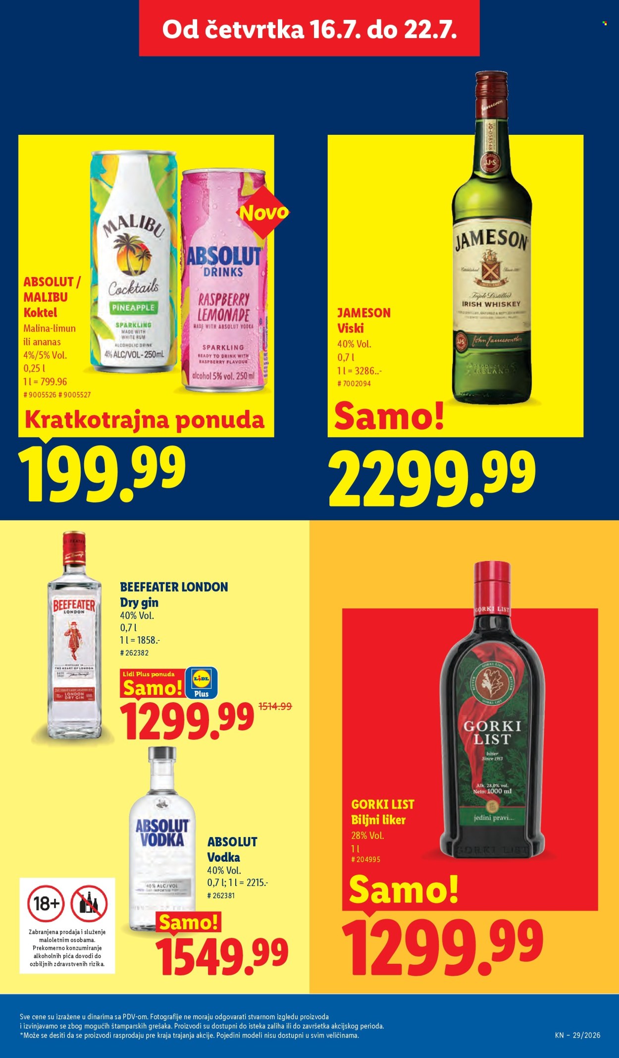 Lidl katalog  - 16.07.2026 - 22.07.2026. Stranica 45