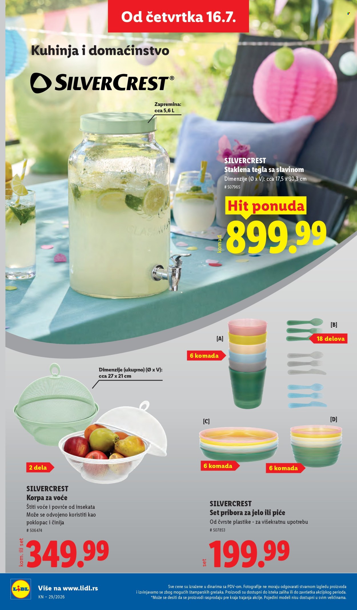 Lidl katalog  - 16.07.2026 - 22.07.2026. Stranica 88