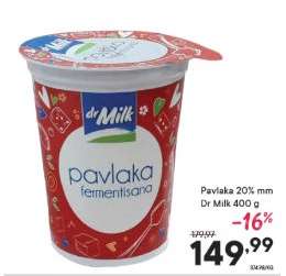 Pavlaka 20%mm Dr. Milk 400 g
