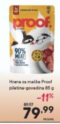 Hrana za mačke Proof piletina-govedina 85 g