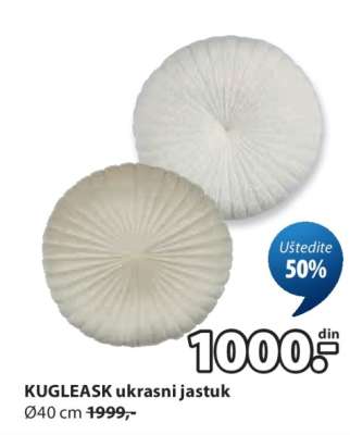 KUGLEASK UKRASNI JASTUK