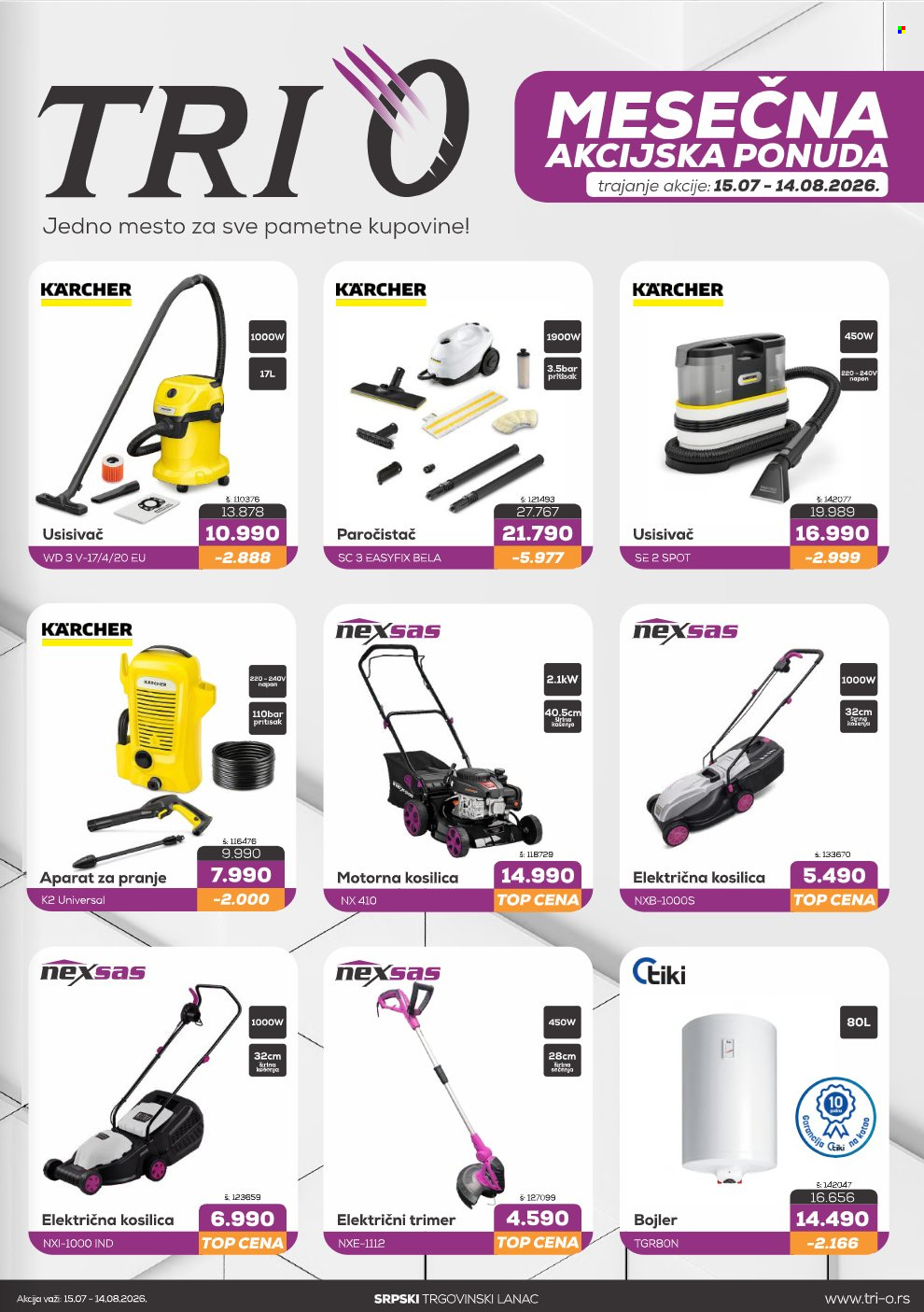 Tri O katalog  - 15.07.2026 - 14.08.2026. Stranica 1