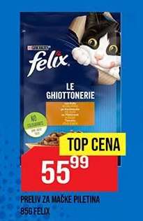 PRELIV ZA MAČKE PILETINA 85G FELIX