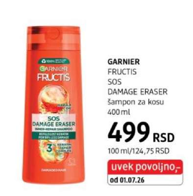 GARNIER FRUCTIS SOS DAMAGE ERASER
