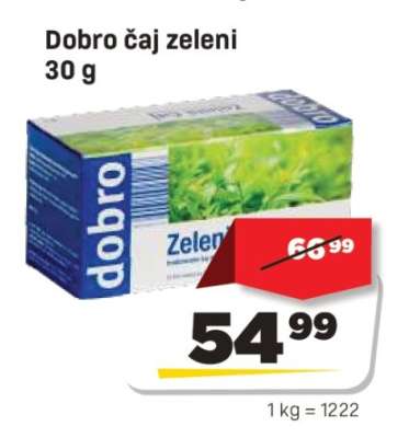 Dobro čaj zeleni 30 g