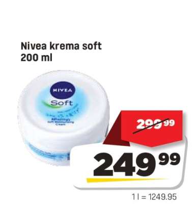 Nivea krema soft 200 ml
