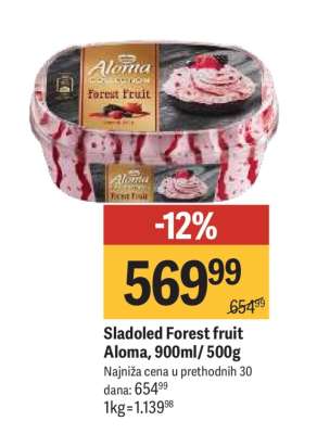 Sladoled Forest fruit Aloma, 900ml/(500g)
