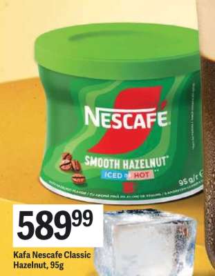 Kafa Nescafe Classic Hazelnut, 95g