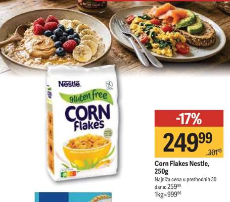 Corn Flakes Nestle, 250g