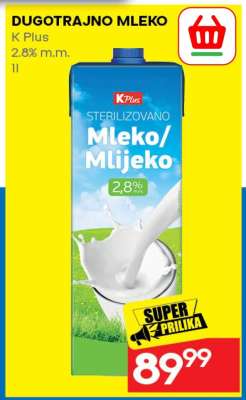 DUGOTRAJNO MLEKO