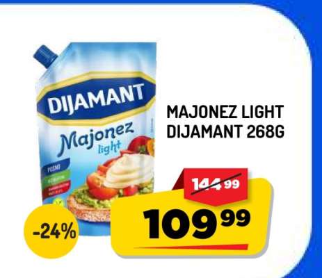 Majonez light Dijamant 268g