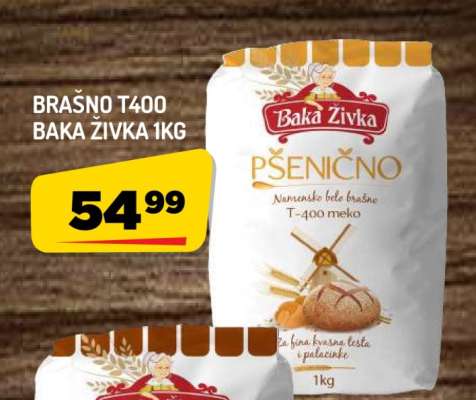 Brašno T400 Baka Živka 1kg