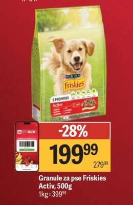 Granule za pse Friskies Activ, 500g