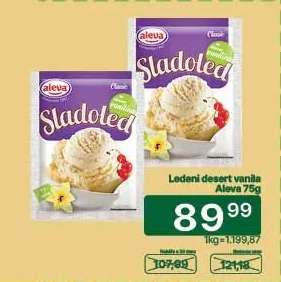 Ledeni desert vanila Aleva 75g