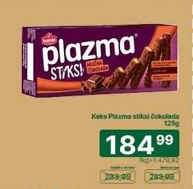 Keks Plazma stiksi čokolada