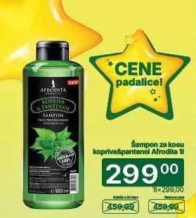 Šampon za kosu Kopriva & Pantenol Afrodita 1l