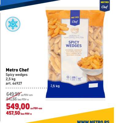 Metro Chef Spicy Wedges